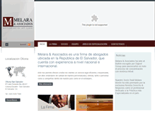 Tablet Screenshot of melaralaw.com